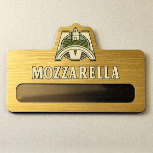 “Mozzarella” badge by Vizinform