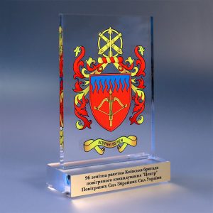 Coat of arms on acrylic by Vizinform